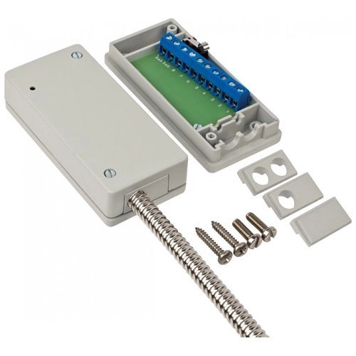 JB 50 Alarmtech JB 50 Boîte de jonction à 10 bornes en métal avec interrupteur d`autoprotection
